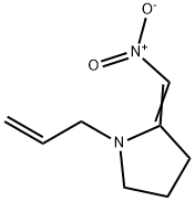 1-(allyl)-2-(nitromethylene)pyrrolidine Struktur