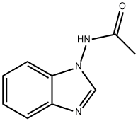 Acetamide, N-1H-benzimidazol-1-yl- (9CI) Struktur