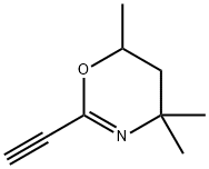 4H-1,3-Oxazine, 2-ethynyl-5,6-dihydro-4,4,6-trimethyl- (9CI) Struktur