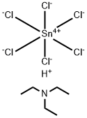 triethylammonium hexachlorostannate(2-) Struktur