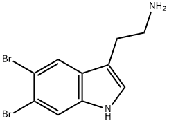 5,6-Dibromo-1H-indole-3-ethanamine Struktur