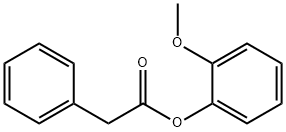 苯乙酸-2-甲氧基苯酯, 4112-89-4, 結(jié)構(gòu)式