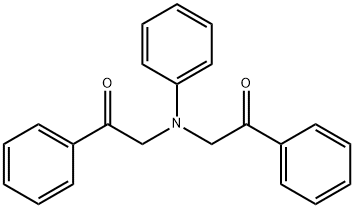 2-[(2-OXO-2-PHENYL-ETHYL)-PHENYL-AMINO]-1-PHENYL-ETHANONE Struktur