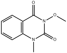 3-Methoxy-1-methylquinazoline-2,4(1H,3H)-dione Struktur