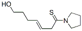 Pyrrolidine,  1-(7-hydroxy-1-thioxo-3-heptenyl)-  (9CI) Struktur