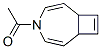 4-Azabicyclo[5.2.0]nona-2,5,8-triene, 4-acetyl- (9CI) Struktur