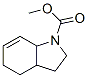 1H-Indole-1-carboxylic  acid,  2,3,3a,4,5,7a-hexahydro-,  methyl  ester Struktur