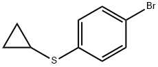 1-BroMo-4-cyclopropylthiobenzene Struktur