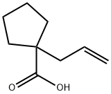 Cyclopentanecarboxylic acid, 1-(2-propenyl)- (9CI) Struktur