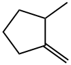 2-Methyl methylenecyclopentane Struktur