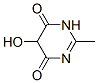 4,6(1H,5H)-Pyrimidinedione, 5-hydroxy-2-methyl- (9CI) Struktur