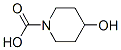 1-Piperidinecarboxylic acid, 4-hydroxy- (9CI) Struktur