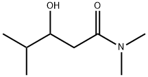 Pentanamide, 3-hydroxy-N,N,4-trimethyl- (9CI) Struktur