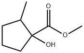 Cyclopentanecarboxylic acid, 1-hydroxy-2-methyl-, methyl ester (9CI) Struktur