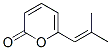 2H-Pyran-2-one, 6-(2-methyl-1-propenyl)- (9CI) Struktur