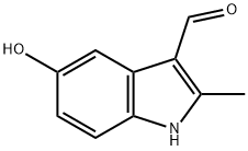 1H-Indole-3-carboxaldehyde,5-hydroxy-2-methyl-(9CI) Struktur