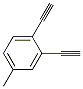 Benzene, 1,2-diethynyl-4-methyl- (9CI) Struktur