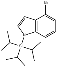 4-BROMO-1-(TRIISOPROPYLSILYL)-1H-INDOLE Struktur