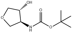 Carbamic acid, [(3S,4R)-tetrahydro-4-hydroxy-3-furanyl]-, 1,1-dimethylethyl