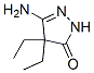 3H-Pyrazol-3-one, 5-amino-4,4-diethyl-2,4-dihydro- (9CI) Struktur