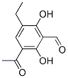 Benzaldehyde, 3-acetyl-5-ethyl-2,6-dihydroxy- (9CI) Struktur