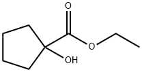 ETHYL 1-HYDROXYCYCLOPENTANE-CARBOXYLATE Struktur