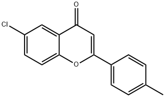 6-CHLORO-4'-METHYLFLAVONE Struktur