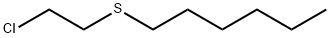 2-CHLOROETHYL HEXYL SULFIDE Struktur