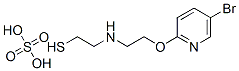 2-[2-(5-Bromo-2-pyridyloxy)ethyl]aminoethanethiol sulfate Struktur