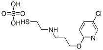 2-[3-(5-Chloro-2-pyridyloxy)propyl]aminoethanethiol sulfate Struktur