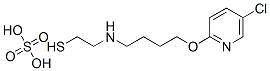 2-[4-(5-Chloro-2-pyridyloxy)butyl]aminoethanethiol sulfate Struktur