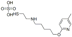 2-[5-(5-Methyl-2-pyridyloxy)pentyl]aminoethanethiol sulfate Struktur