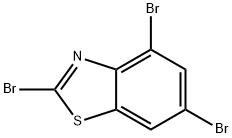 2,4,6-TRIBROMOBENZOTHIAZOLE Struktur