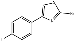 2-BROMO-4-(4-FLUORO-PHENYL)-THIAZOLE Struktur