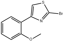 2-BROMO-4-(2-METHOXYPHENYL)THIAZOLE Struktur