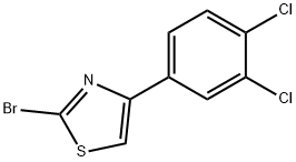 2-BROMO-4-(3,4-DICHLOROPHENYL)THIAZOLE Struktur