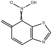 Benzothiazole, 6,7-dihydro-6-methylene-7-aci-nitro- (9CI) Struktur