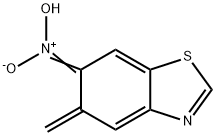 Benzothiazole, 5,6-dihydro-5-methylene-6-aci-nitro- (9CI) Struktur