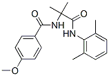 Benzamide, N-[2-[(2,6-dimethylphenyl)amino]-1,1-dimethyl-2-oxoethyl]-4-methoxy- (9CI) Struktur