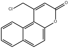 1-CHLOROMETHYL-BENZO[F]CHROMEN-3-ONE Struktur