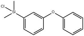 M-PHENOXYPHENYLDIMETHYLCHLOROSILANE Struktur