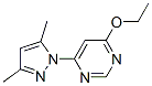 Pyrimidine, 4-(3,5-dimethyl-1H-pyrazol-1-yl)-6-ethoxy- (9CI) Struktur