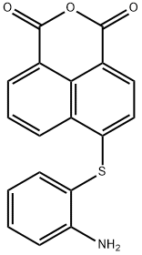 6-(2-Aminophenylthio)-1H,3H-naphtho[1,8-cd]pyran-1,3-dione Struktur