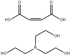 tris(2-hydroxyethyl)ammonium hydrogen maleate Struktur