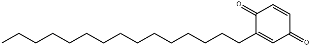 2-Pentadecyl-1,4-benzoquinone Struktur