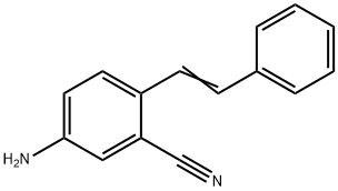 4-Amino-2-stilbenecarbonitrile Struktur