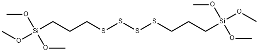 3,3,14,14-tetramethoxy-2,15-dioxa-7,8,9,10-tetrathia-3,14-disilahexadecane Struktur