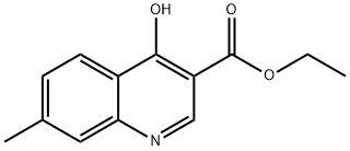 4-HYDROXY-7-METHYLQUINOLINE-3-CARBOXYLIC ACID ETHYL ESTER Struktur