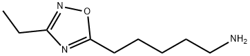 5-(3-ethyl-1,2,4-oxadiazol-5-yl)pentan-1-amine Struktur