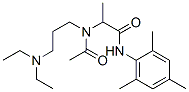 2-(N-(3-(DIETHYLAMINO)PROPYL)ACETAMIDO)-N-MESITYLPROPANAMIDE Struktur